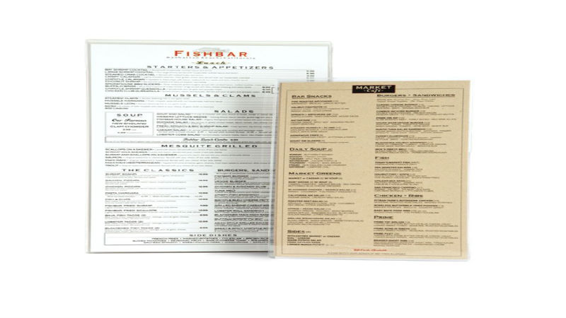 Why Choose A Heat Sealed Menu Cover?